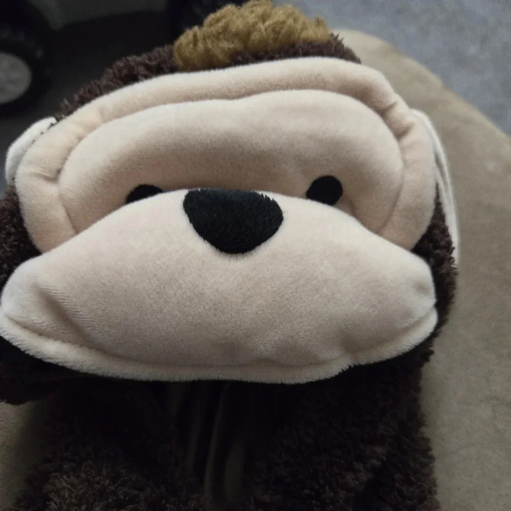 Koala Kids Brown and Cream Plush Monkey Costume for Kids
